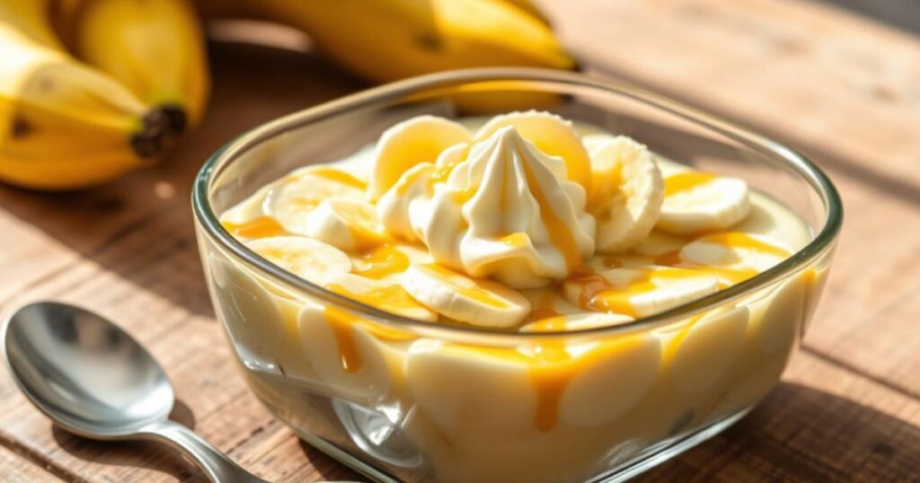 Creamy and Delicious Banana Pudding with Condensed Milk