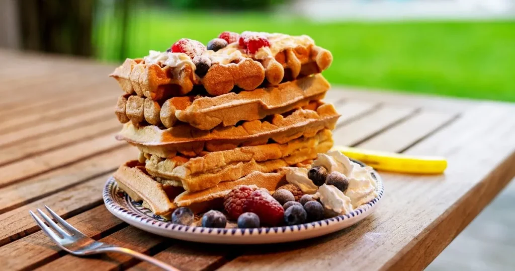 Perfect Banana Waffles