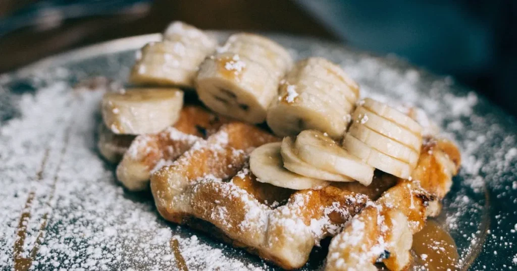 Perfect Banana Waffles