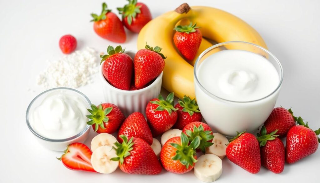 Strawberry Banana Protein Smoothie