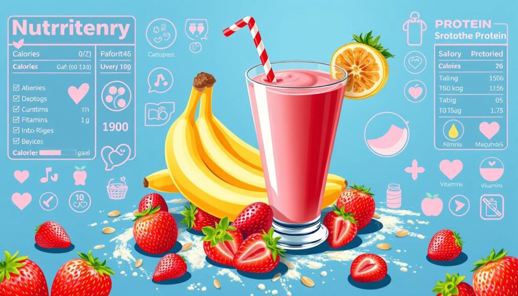 Strawberry Banana Protein Smoothie