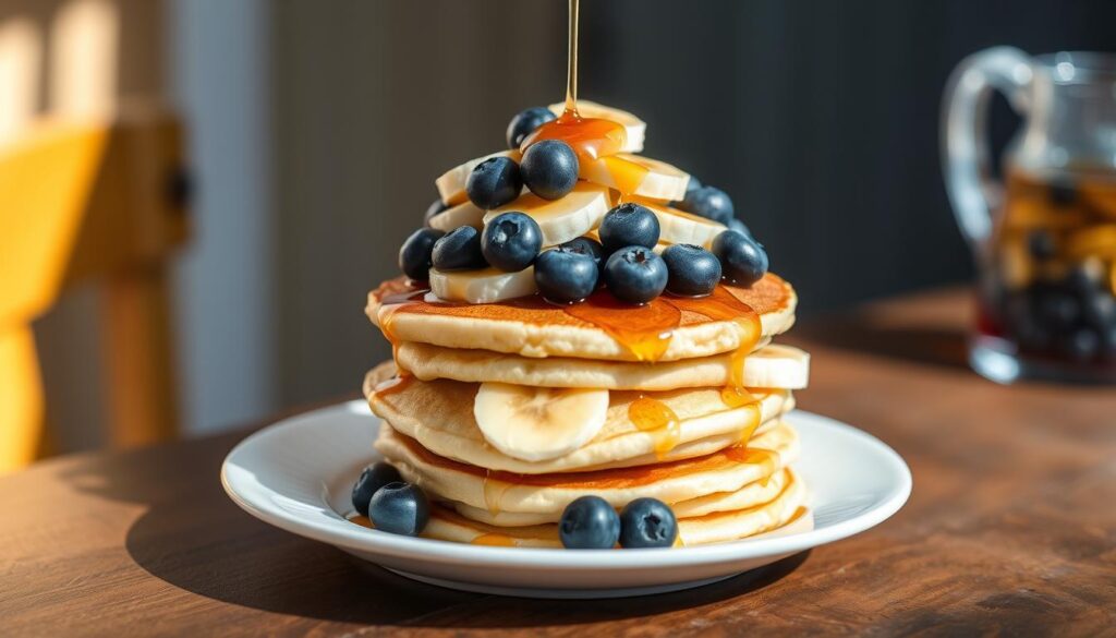Blueberry Banana Pancakes