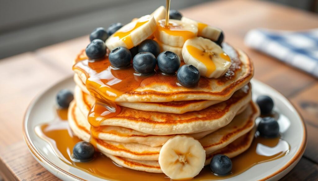 Blueberry Banana Pancakes