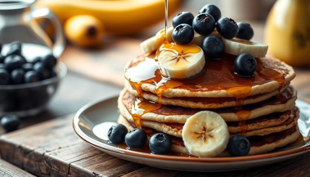 Blueberry Banana Pancakes