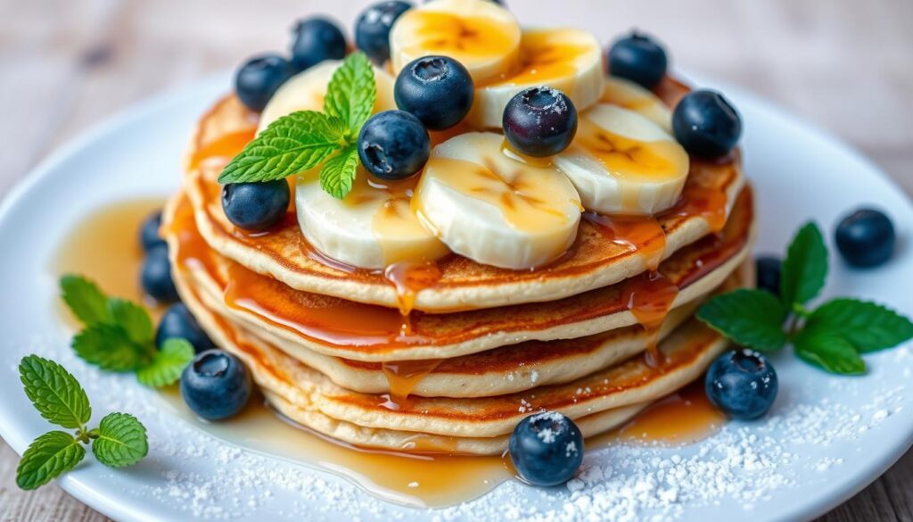 Blueberry Banana Pancakes