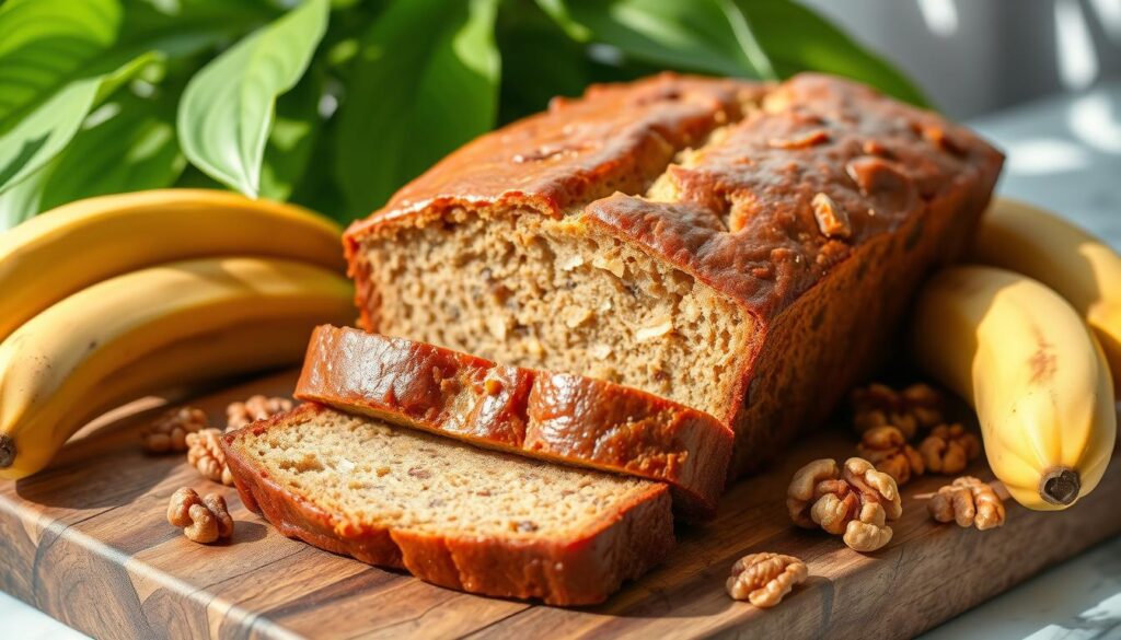 Healthy banana bread chocolate no sugar gluten free recipe