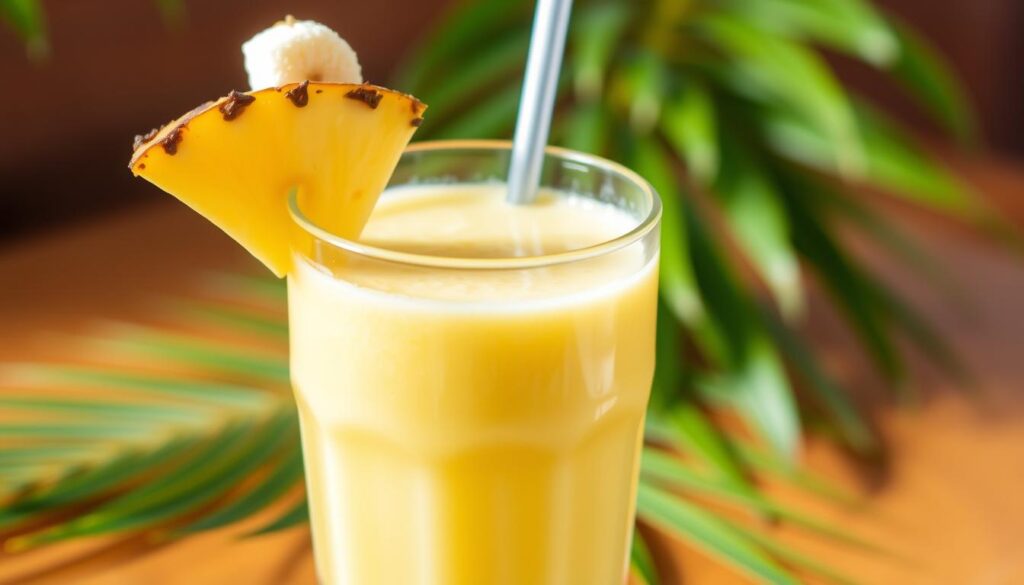 pineapple and banana smoothie