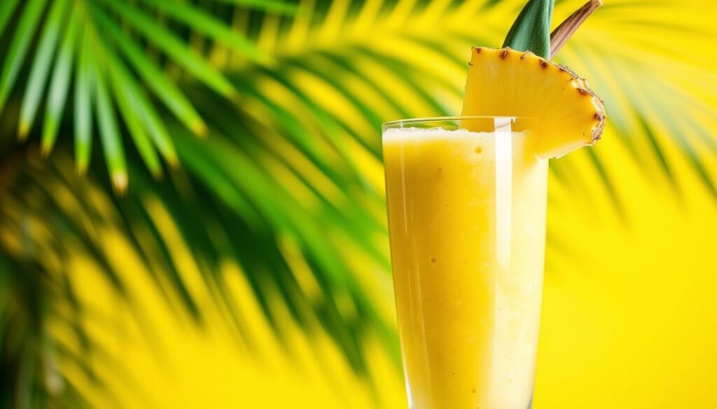 pineapple and banana smoothie