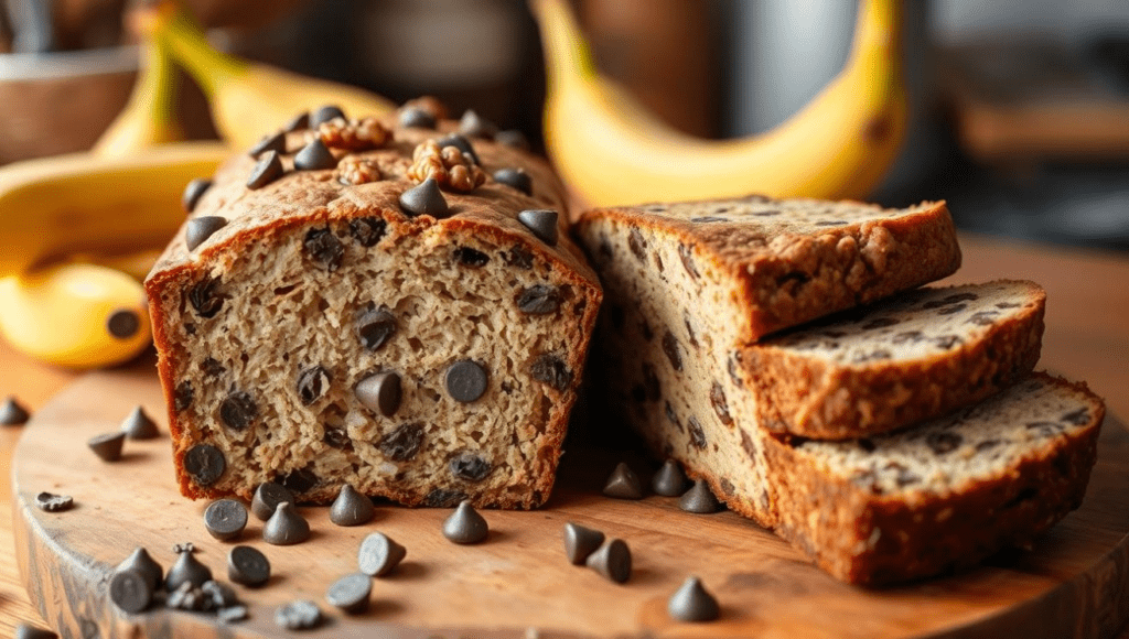 Chocolate Chip Walnut Banana Bread