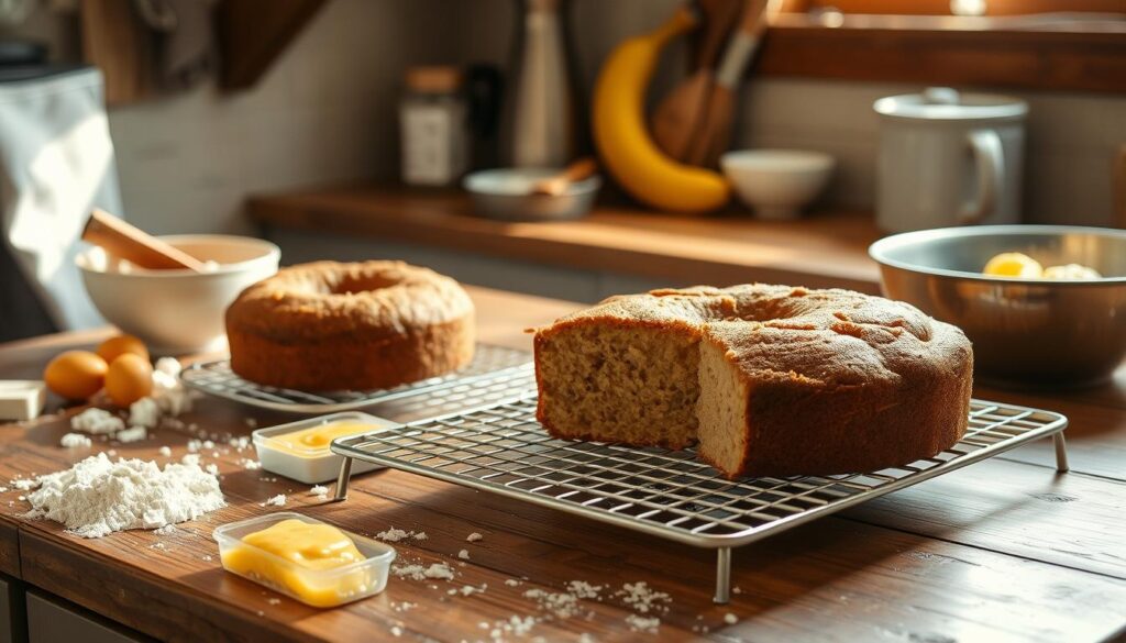 Banana Cake with Browned Butter