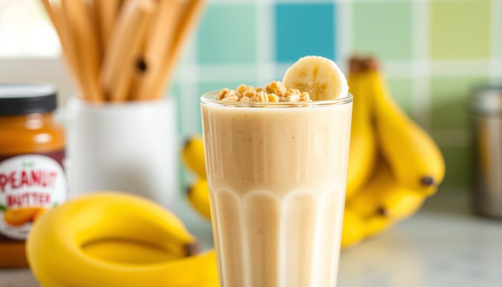 Banana Peanut Butter Smoothie,