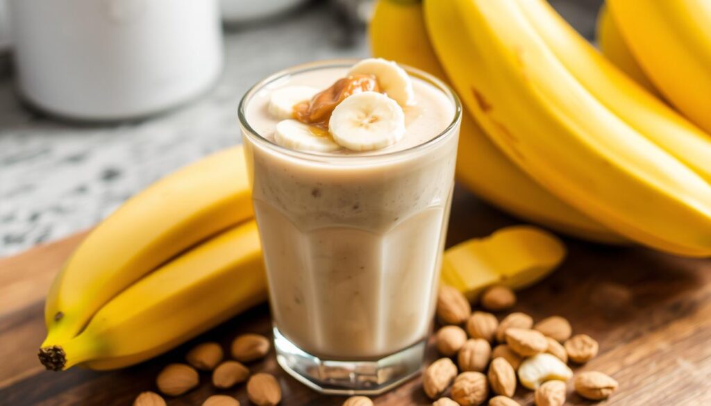 Banana Peanut Butter Smoothie,