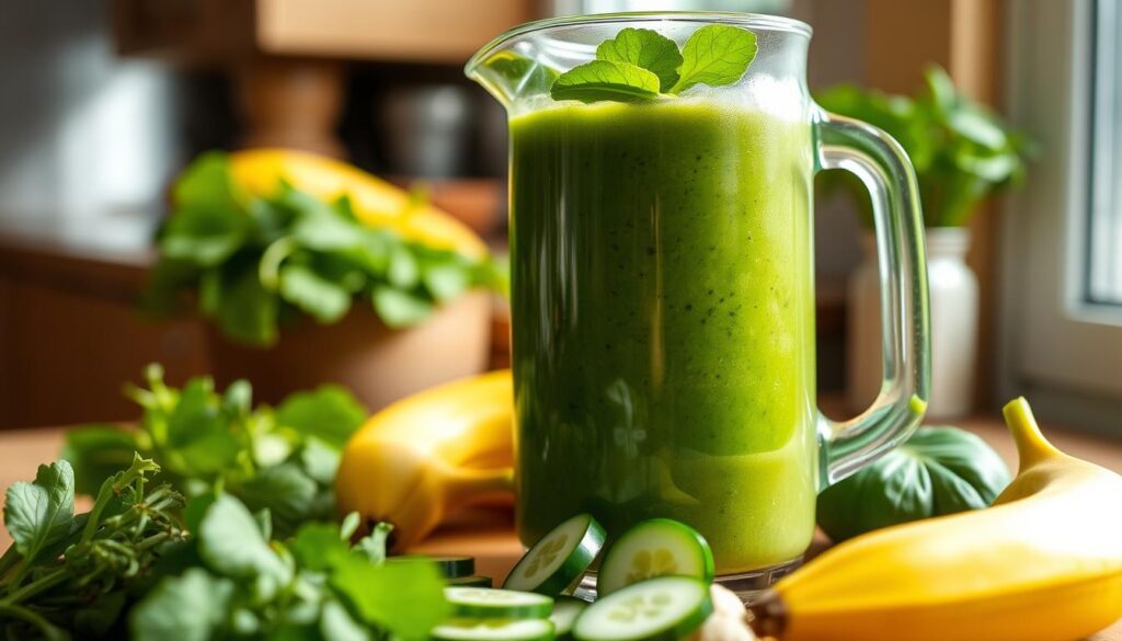 Smoothie Spinach Cucumber Banana