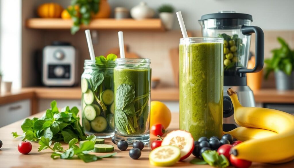 Smoothie Spinach Cucumber Banana