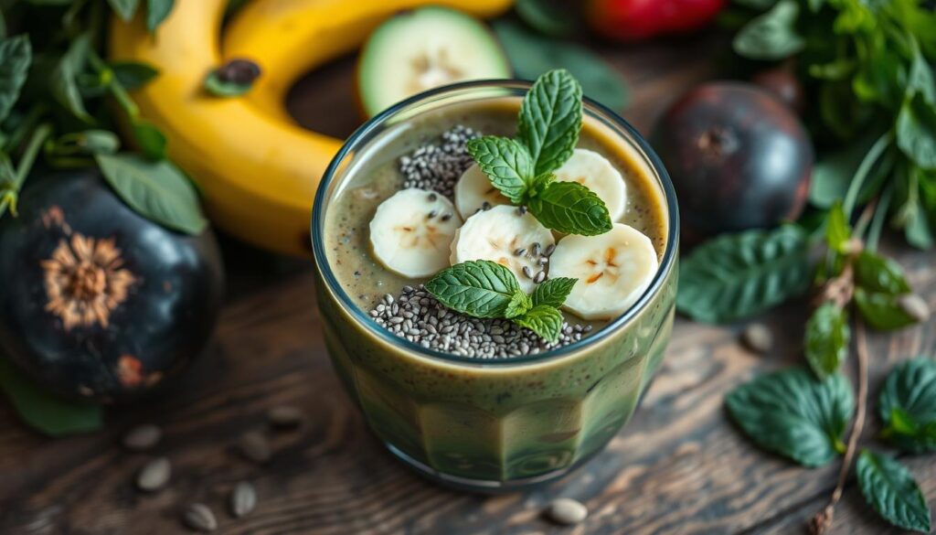 Smoothie Spinach Cucumber Banana