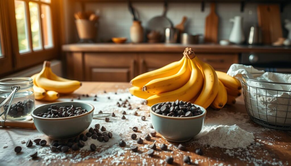 Banana Chocolate Chip Cookies