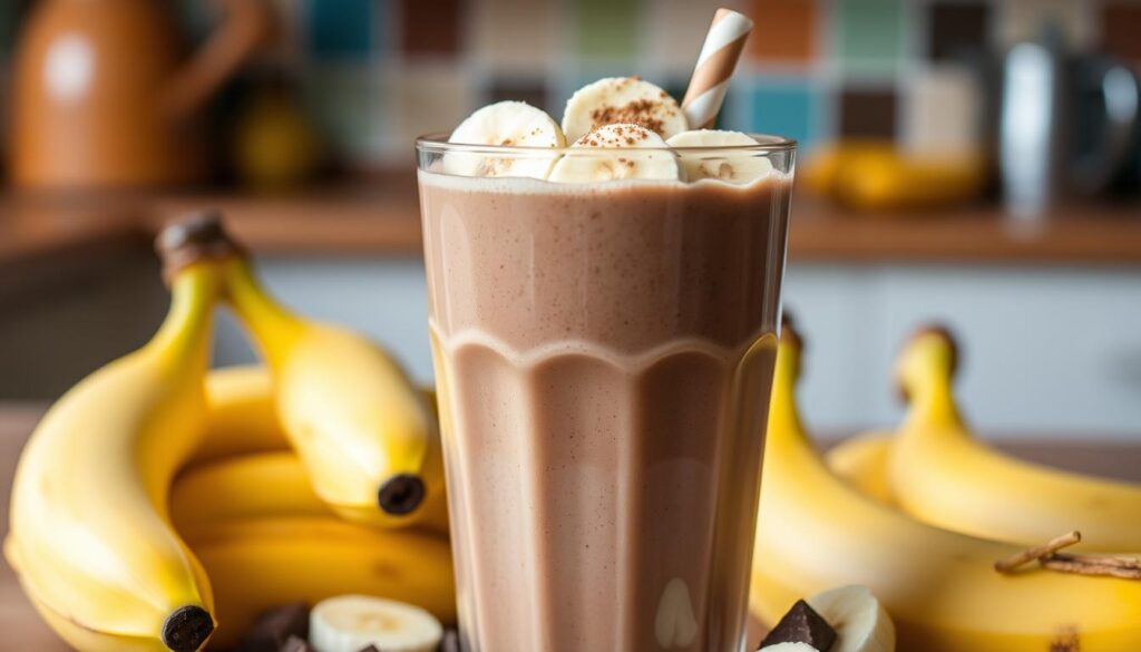 Chocolate Banana Protein Smoothie | Quick Post-Workout Snack