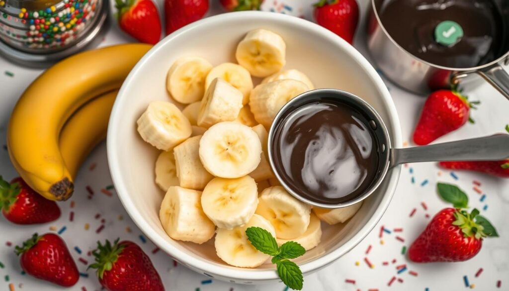 Quick Frozen Banana Bites with Dark Chocolate - Healthy Dessert
