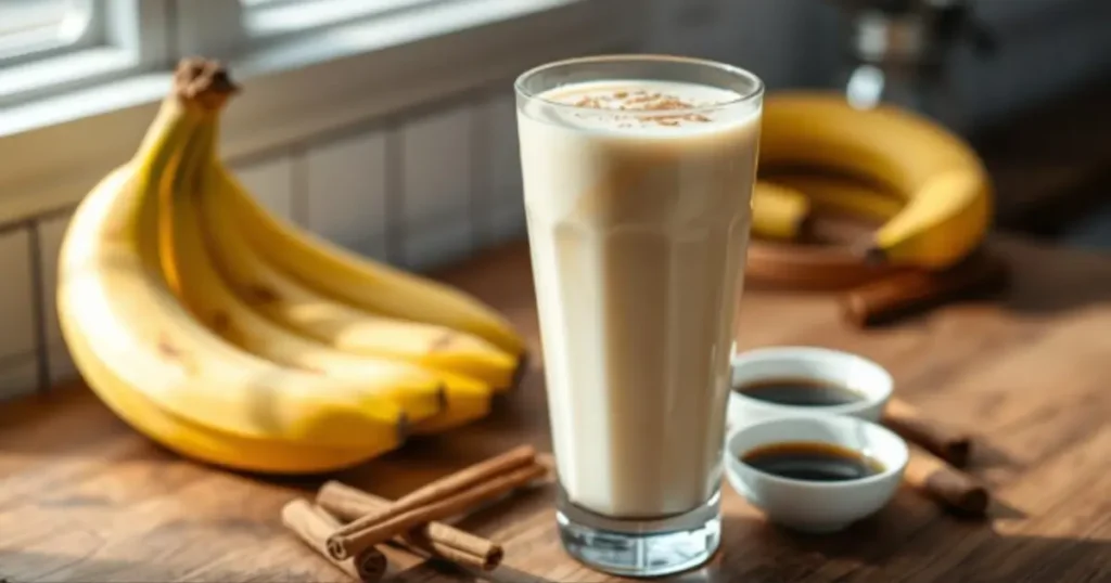 Boost Your Day with This Vanilla Cinnamon Banana Smoothie Recipe