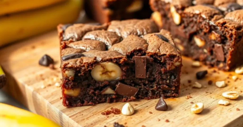 How to Make Banana Bread Brownies