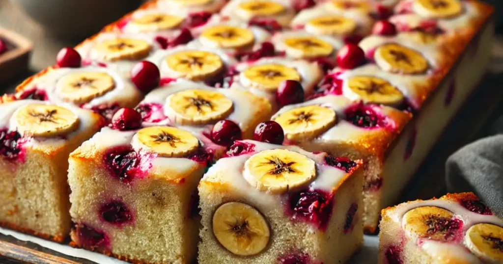 Cranberry Banana Coffee Cake
