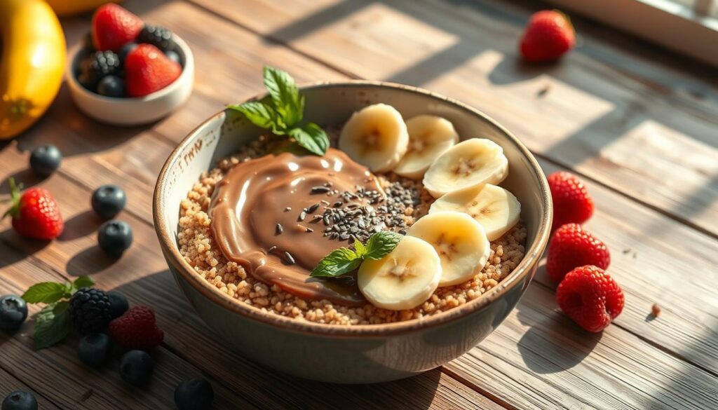chocolate banana quinoa