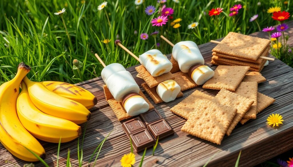 Grilled Banana S'Mores