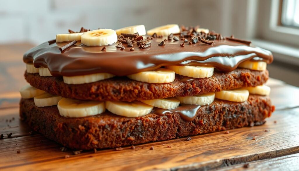 Banana Cake with Chocolate