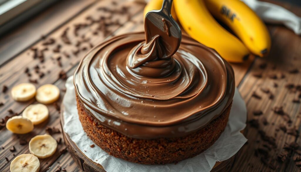 Banana Cake with Chocolate