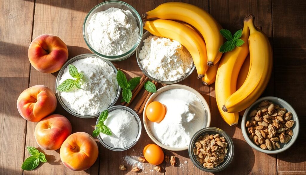 Cinnamon Peach Banana Bread