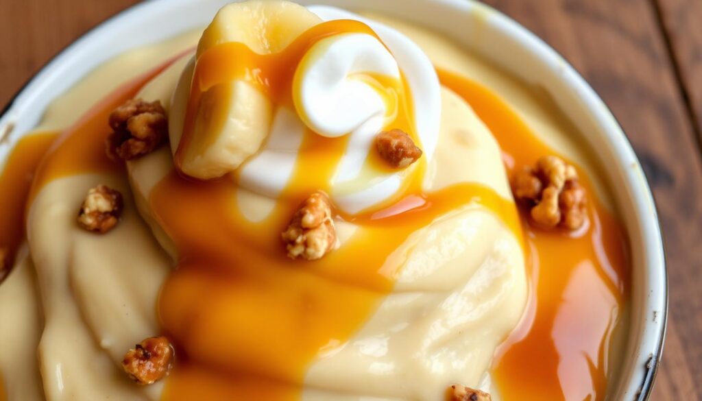 Banana and Walnut Sticky Toffee Pudding