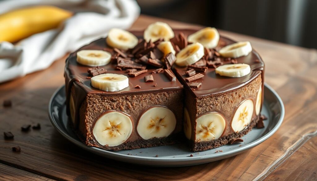 Chocolate Banana Cheesecake