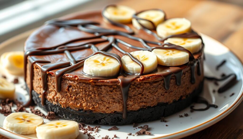 Chocolate Banana Cheesecake