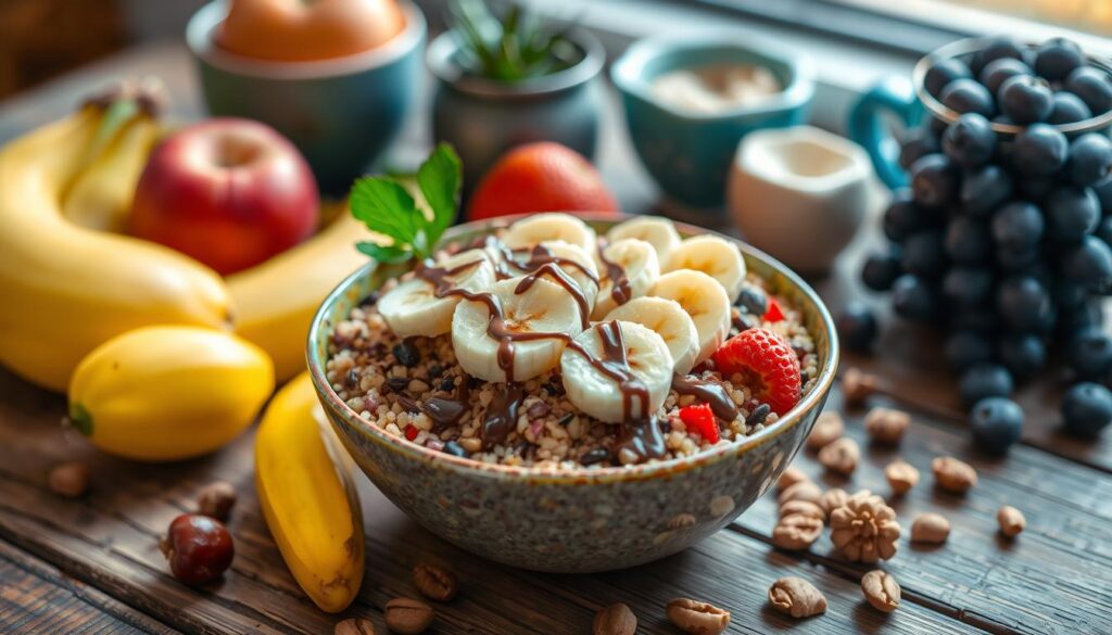 chocolate banana quinoa