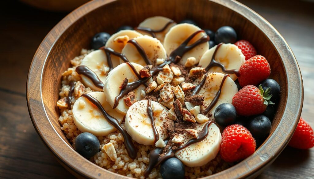 chocolate banana quinoa
