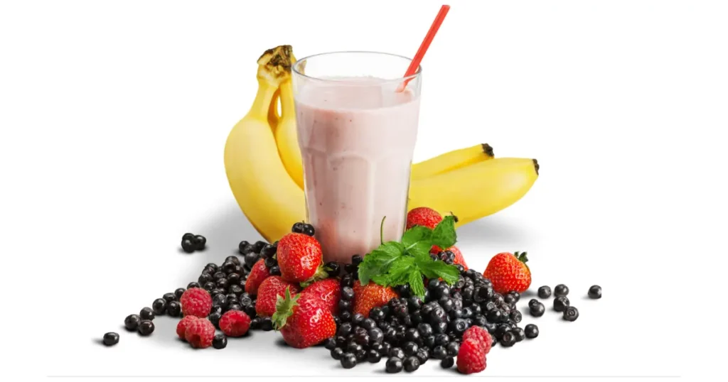 Strawberry banana smoothie