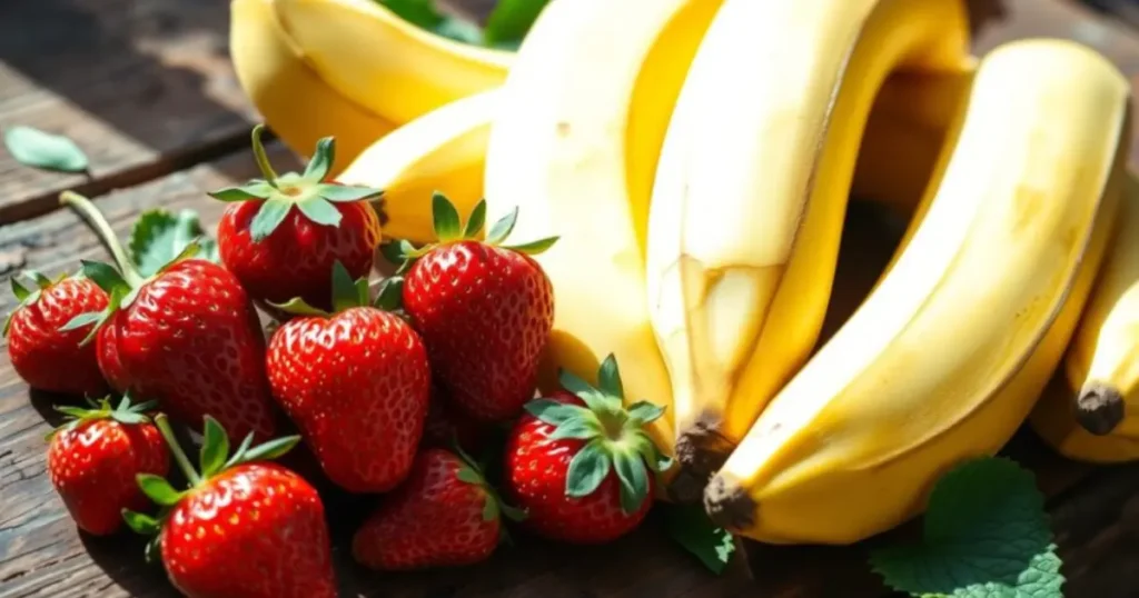 strawberry banana smoothie