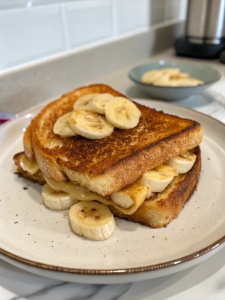 Banana Breakfast Sandwiche
