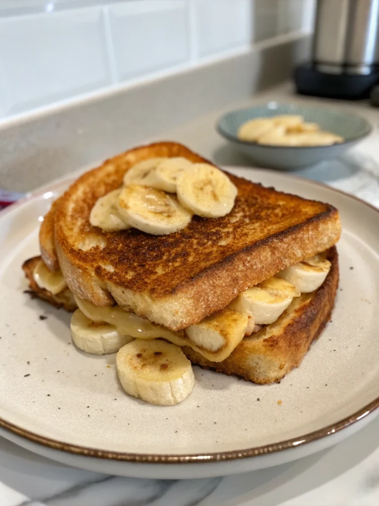 Banana Breakfast Sandwiche