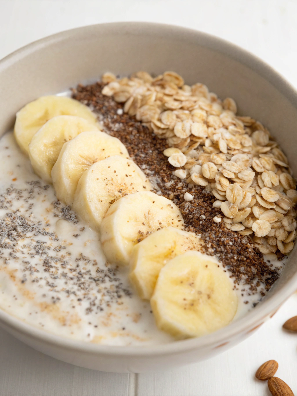banana overnight oats ingredients