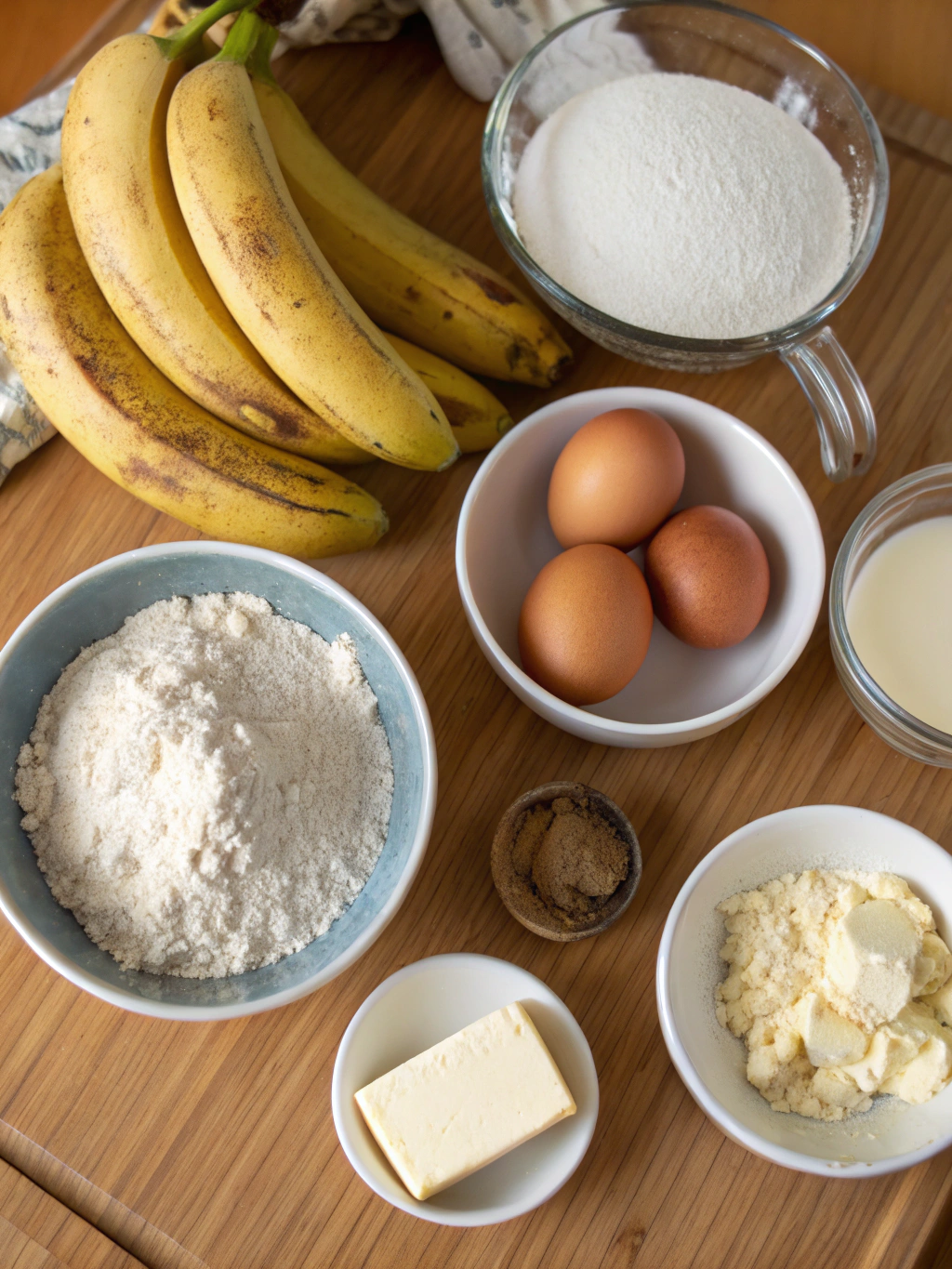 banana breakfast muffins ingredients