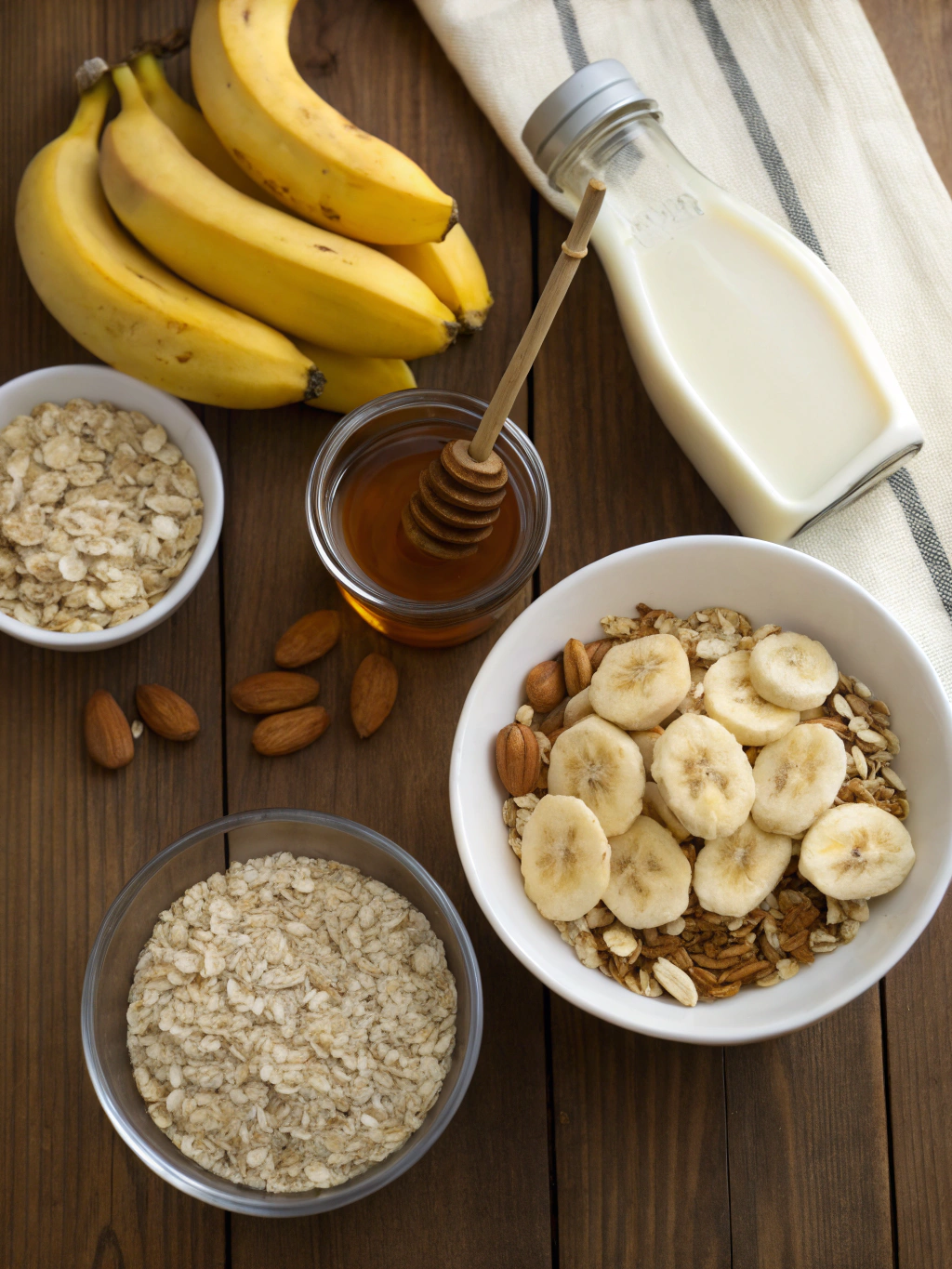 banana breakfast porridge ingredients
