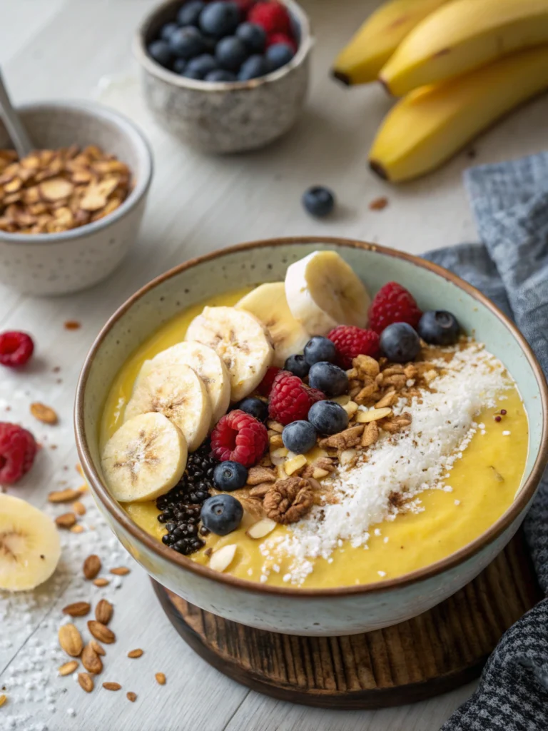 banana smoothie bowl