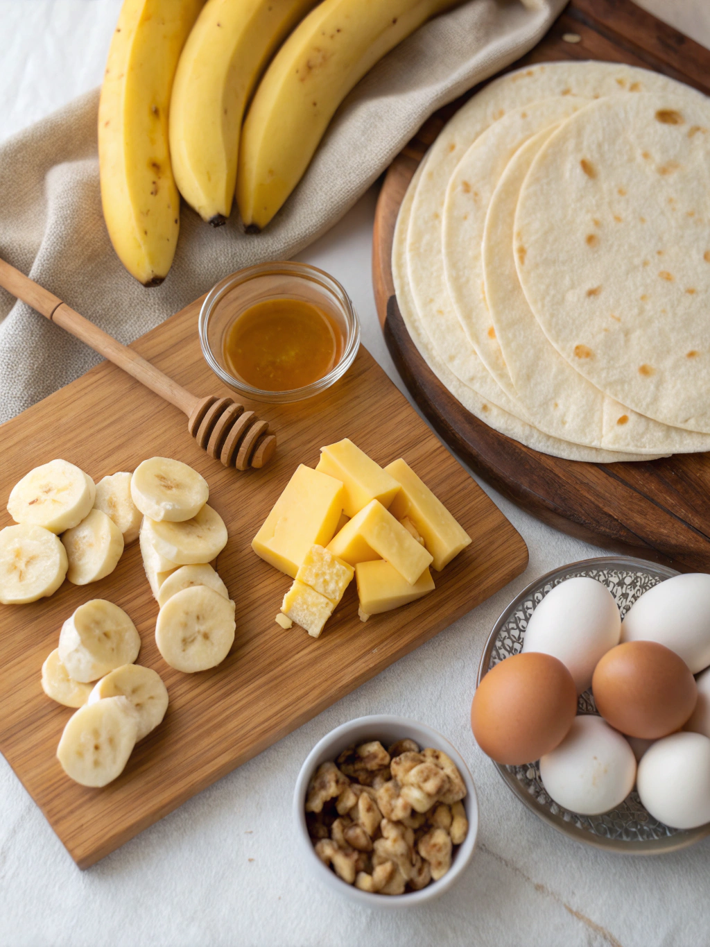banana breakfast quesadilla ingredients