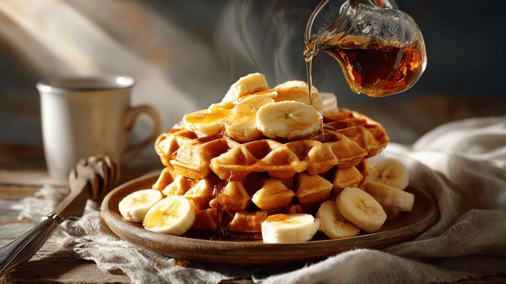 banana waffles