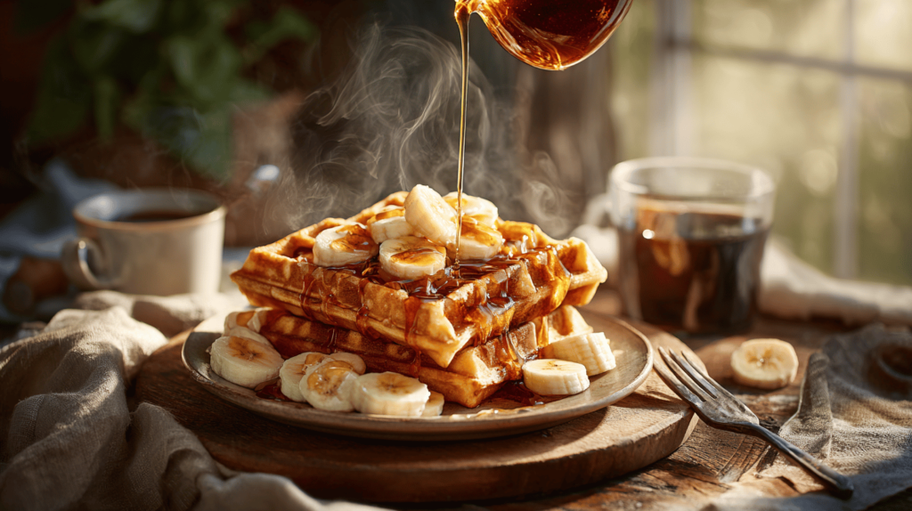 banana waffles