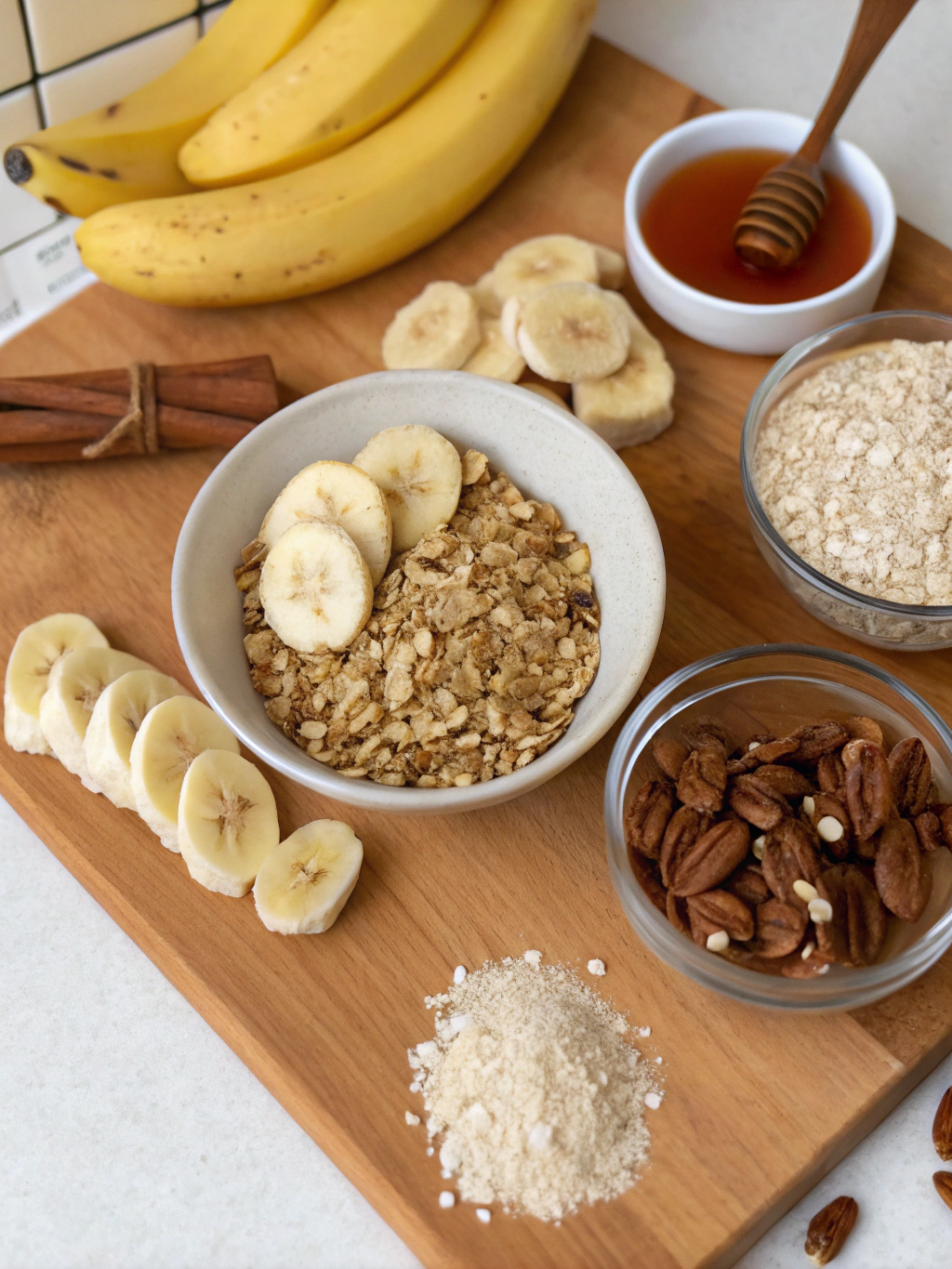 banana breakfast bars ingredients