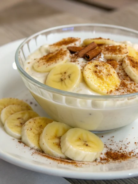 banana breakfast pudding