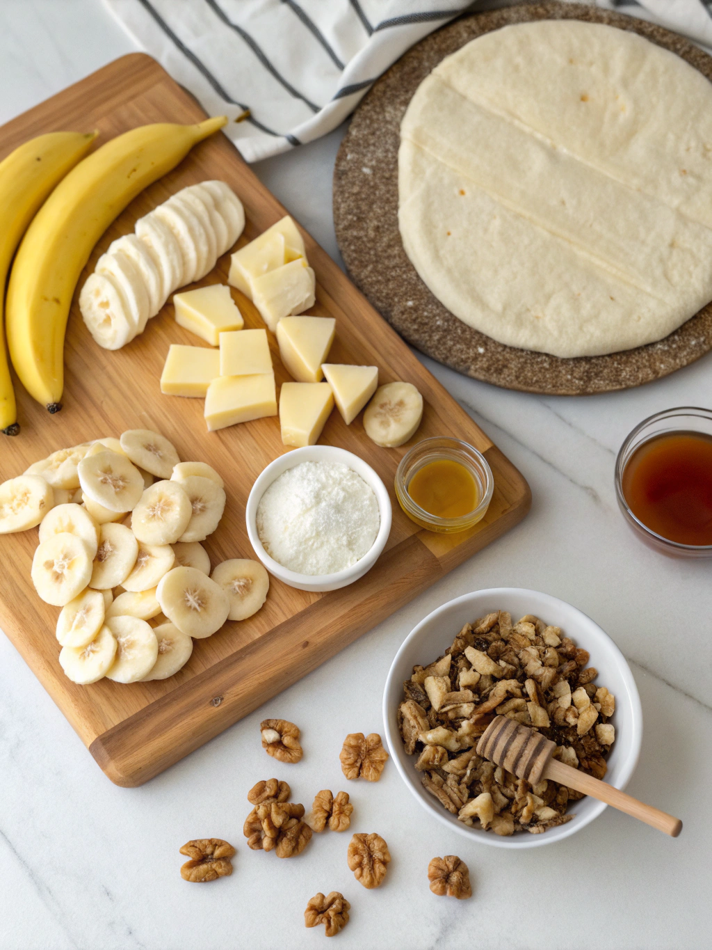 banana breakfast pizza ingredients