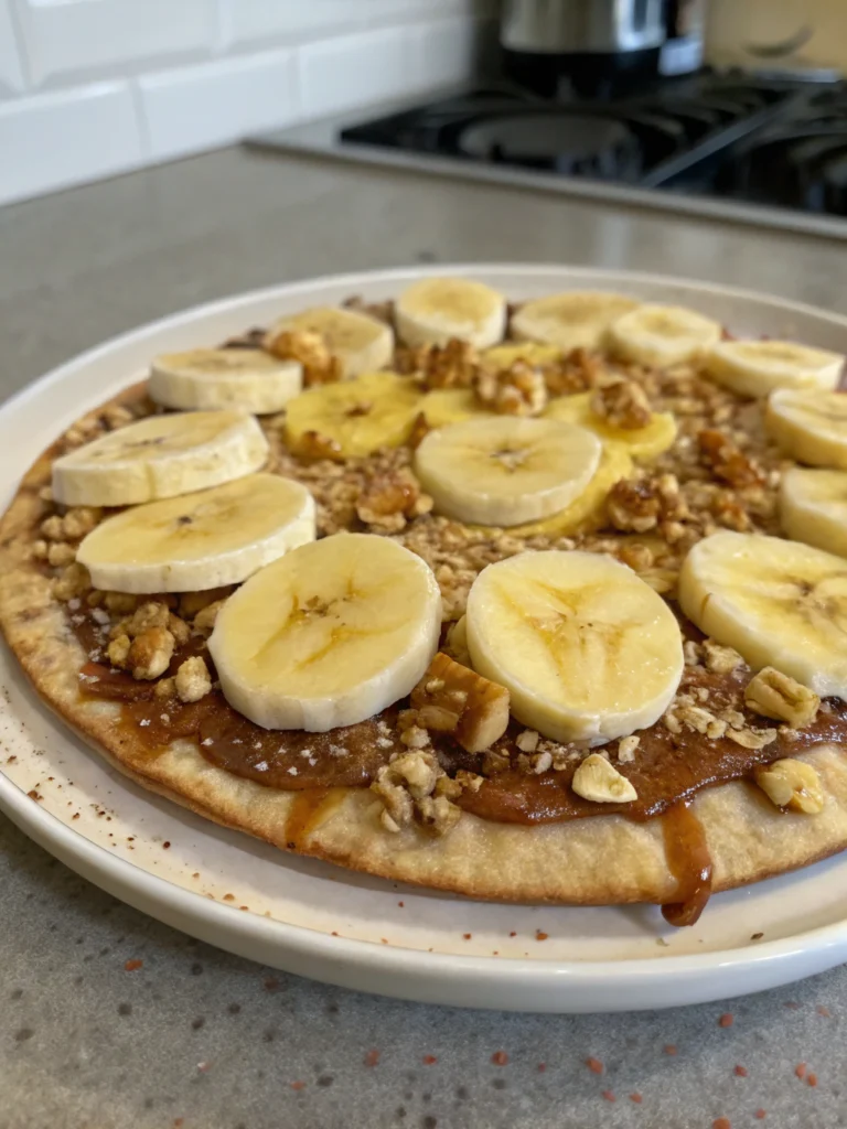 Banana Breakfast Pizza